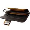 Long wallet style male and female gender neutral wallet OEM cowhide envelope clutch bag plus