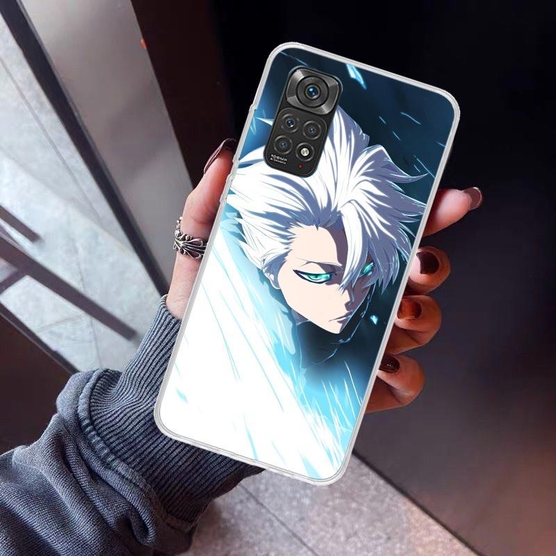 Bleach Hitsugaya Toushirou Phone Case For Xiaomi Redmi Note 10 11 12 13 14 15 Pro Plus 11S 12S 14S 11T 11E 10S Soft TPU Back Cov