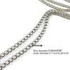 Metal Replacement Shoulder Crossbody Bag Chain Strap DIY Bag Straps Craft Accessories for Women Girls Making Bags
