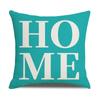 Simple Household Items Letter Geometric Print Square Pillowcase Car Cushion Sofa Pillowcase