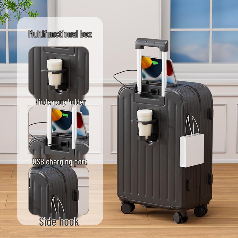 Сверхбольшой прочный чемодан-тележка с универсальными колесами и кодовым замком 20 inch