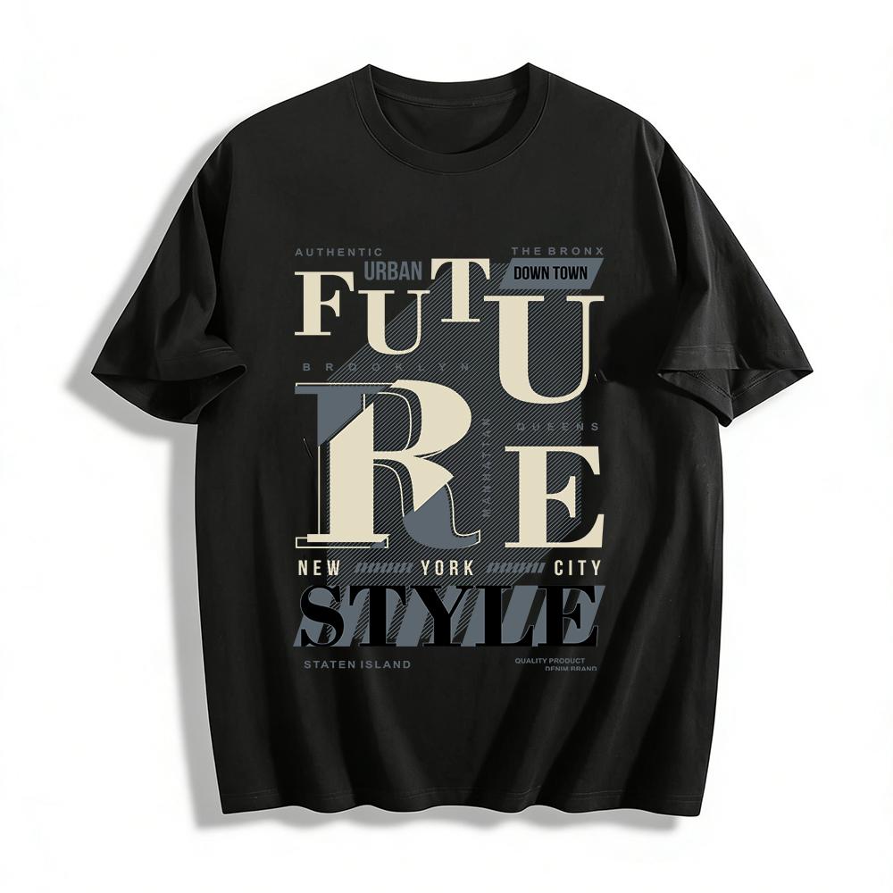 NYC Boroughs Graphic Tee Future Urban Style Casual Top Pure cotton T-shirt XXS