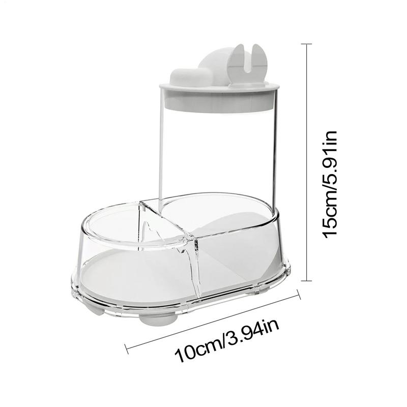 Hamster Food Bowl Automatic Pet Food Water Dispenser Stable Large Capacity Detachable Water Dispenser For Mice Hedgehog Ferret