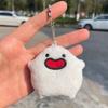 Soft Cute Walla Walla Plush Keychain New Cute Kawaii Ghost Doll Charm Creative White Round Accessory Pendant Bag Pendant Gifts