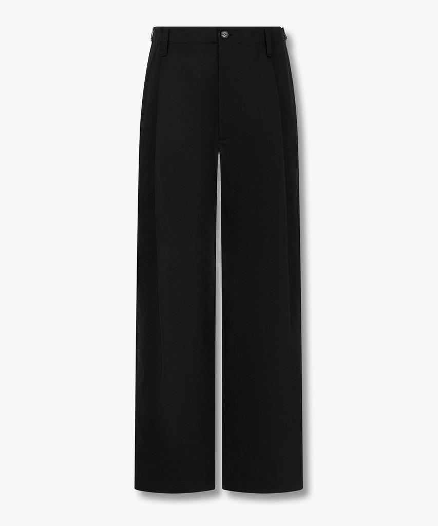 STUDIO TOMBOY [Men] Single-Pleat Wide Chino Pants_Black 9156231214