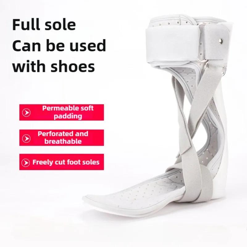 Korekcja hemiplegii po udarze i fiksacji stawu skokowego z ortezą na opadającą stopę do korekcji inwersji i koślawości but