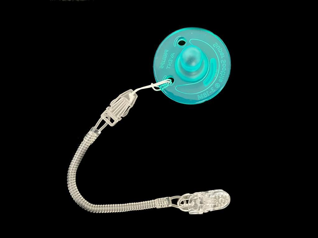 Philips pacifier case months and pacifier holder [Set product] 3-18m + (3 up, green) +