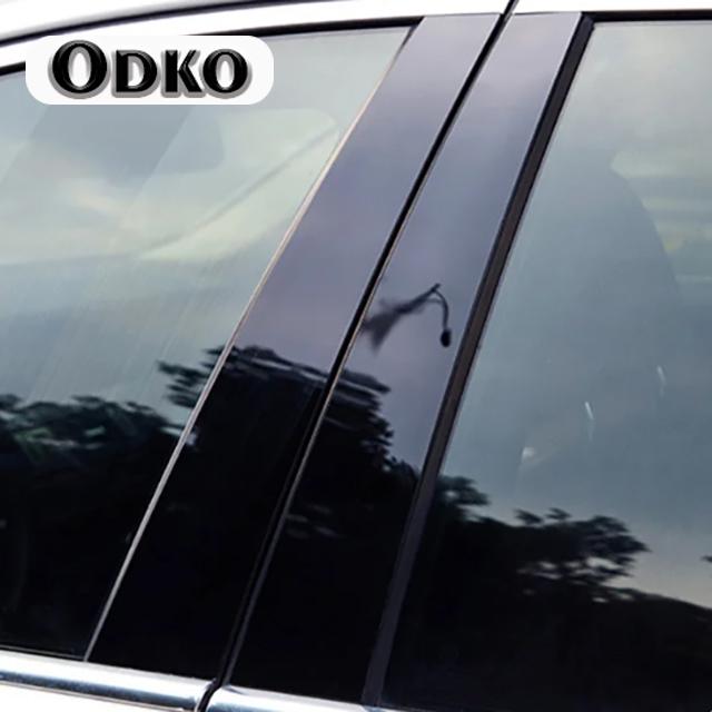 6PCS Polished Pillar Posts  For Jeep Compass 2007 2008 2009 2010 2011 2012 2013 2014 2015 Window Trim Cover