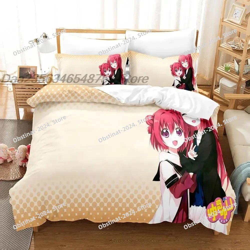 Fashion 3d Printing Anime Laid-Back Camp Bedding Set Single Twin Full Queen King Size Bed Set Adult Kid Bedroom Duvet cover Sets
