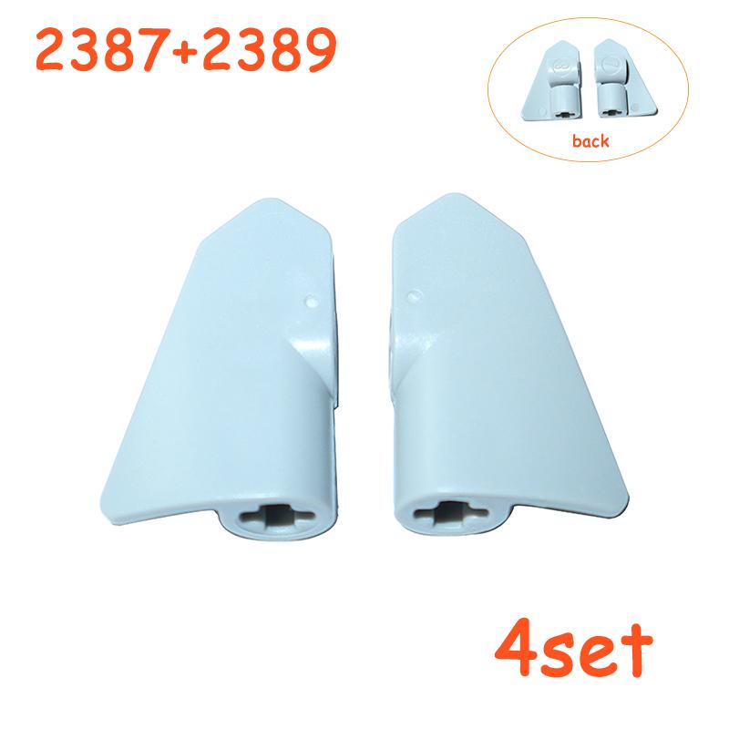 3x2 Panel Wedge Plate Curved Technical Parts MOC Mechanical Car Bricks Building Block Assembles Particles 2389 2387