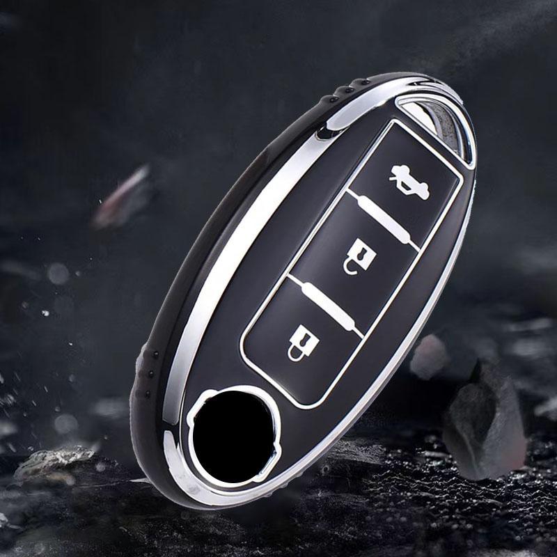 Tpu Car Remote Key Case Cover Shell For Nissan Qashqai X-Trail T32 T31 Juke J10 J11 Kicks Tiida Pathfinder Note For Infiniti