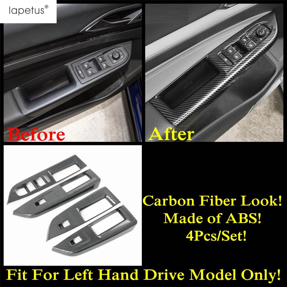 Volante / Apoio de Braço Levantador de Vidro / Saída de Ar AC / Porta-Objetos Moldura de Acabamento Acessórios Para VW Volkswagen Golf 8 MK8 - 2024