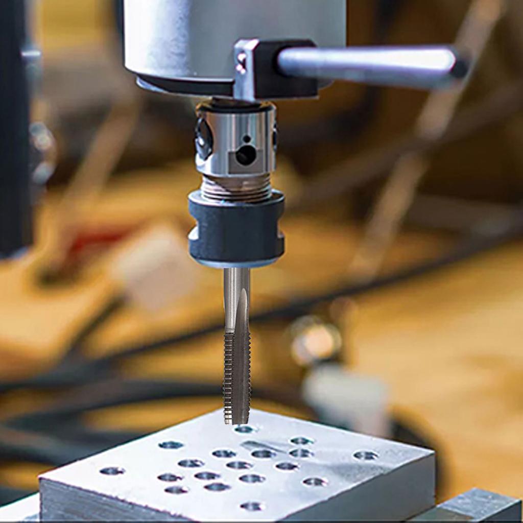 150 mm M8 x 1.25 mm Metric Tap Straight for flute Uncoated HSS 6542 for Use with Tapping Machines and Milling Tools