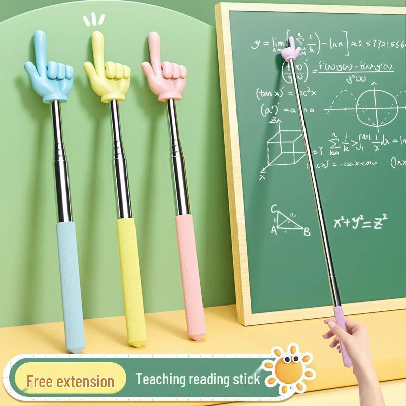 Telescopic Pointing Stick for Kids - Portable Teaching Tool for Home Use, Elementary Students, and Kindergarten