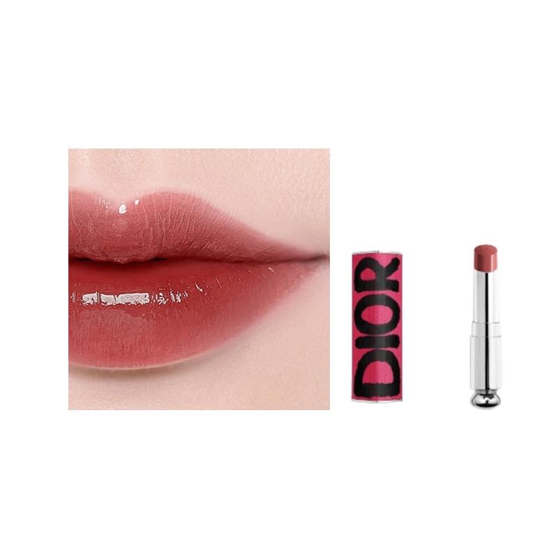 

DIOR Lipstick Two-piece set: stunning pink lipstick shell + #786 rose honey tea refill 3.2g красный