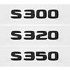 ABS Car Stickers Tail Box Letters Emblem for Mercedes Benz S55 S63 S200 S220 S250 S260 S300 S320 S350 Rear Trunk Badge Decals DY6