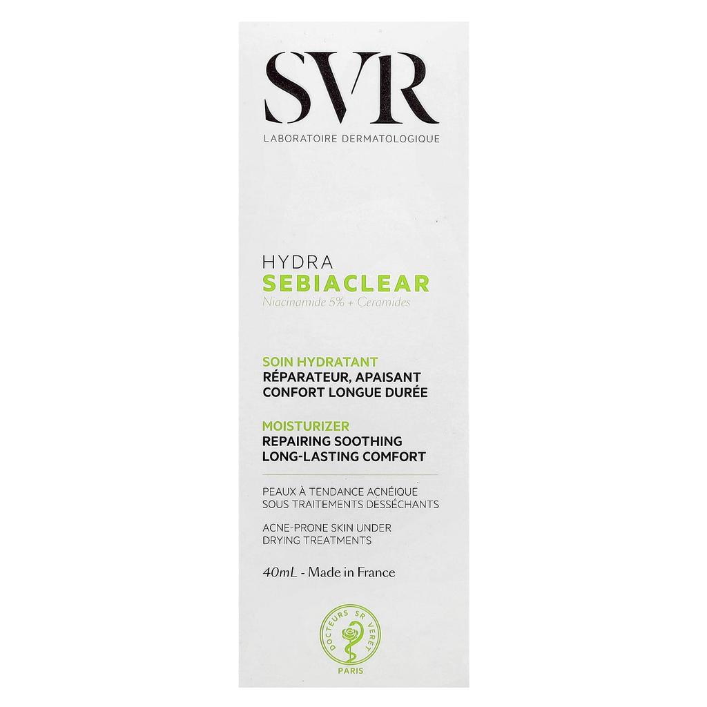 Hydra Sebiaclear, Moisturizer, Acne-Prone Skin, 40Ml(1.3Fl Oz)