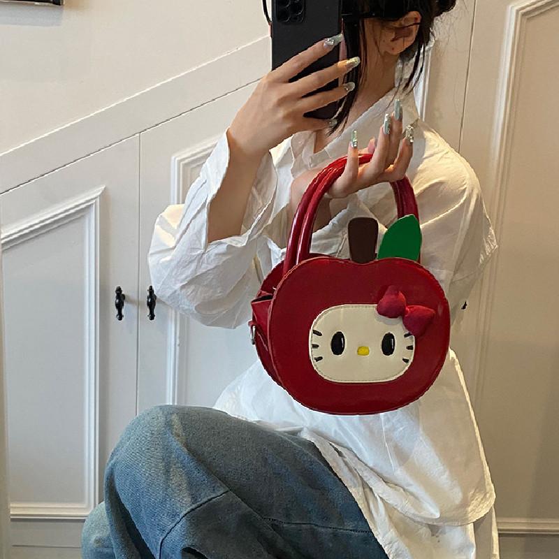 Adorable Sweet Red Design Mini Shoulder Bag For Kid Use Daily