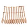 12pcs Wooden Lace Bobbins Ique Vintage Art Weaving Tools for Sewing and Lace Making