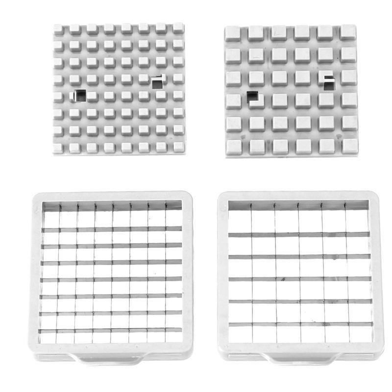 Vegetable Slicer Stainless Steel French Fry Cutter Potato Vegetable Slicer Chopper 2 Blades Kitchen Gadgets