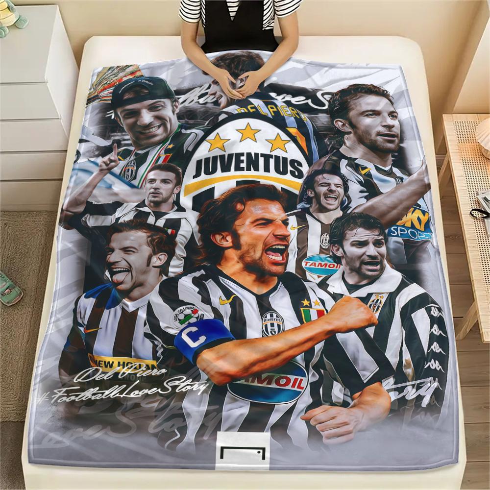 Juventus Print FlAannel Blanket, High Quality Comfortable for All Seasons, Home Decor, Warmth and Comfort