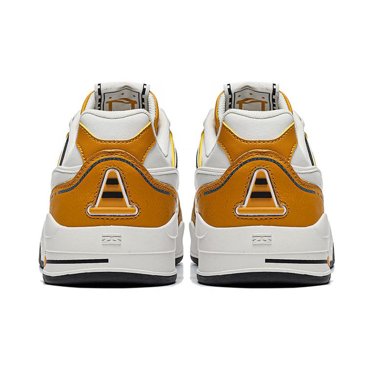 Li Ning Moon White Dream Abrasion Resistant, Breathable, Lightweight Low Top Skateboard Shoes Unisex Orange White AGCS427-12