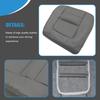 Priprilod Driver Side Bottom Perforated Microfiber Leather Replaement Seat Cover Gray Fit for Ford F250 F350 Lariat 2001