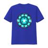 Arc Reactor Fun Design Mens T Shirt Cool Sci Fi Inspired Print for Tech Lovers Vintage Washed Casual Stylish Streetwear Unisex