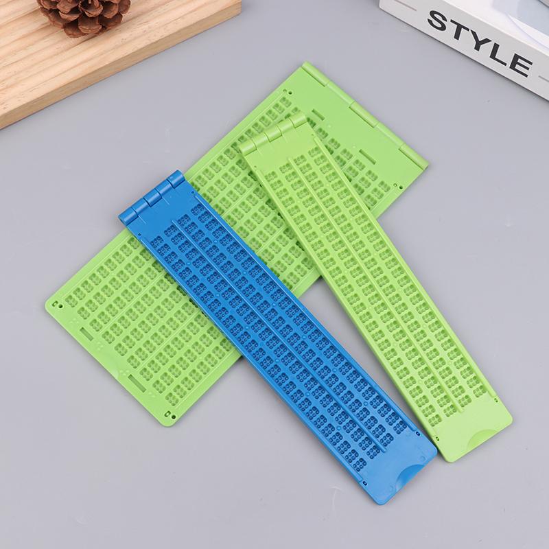 1Set Braille Writing Stylus Paper Kit Practical And Portable Learning Supplies Blind Education Supplies For School Beginners