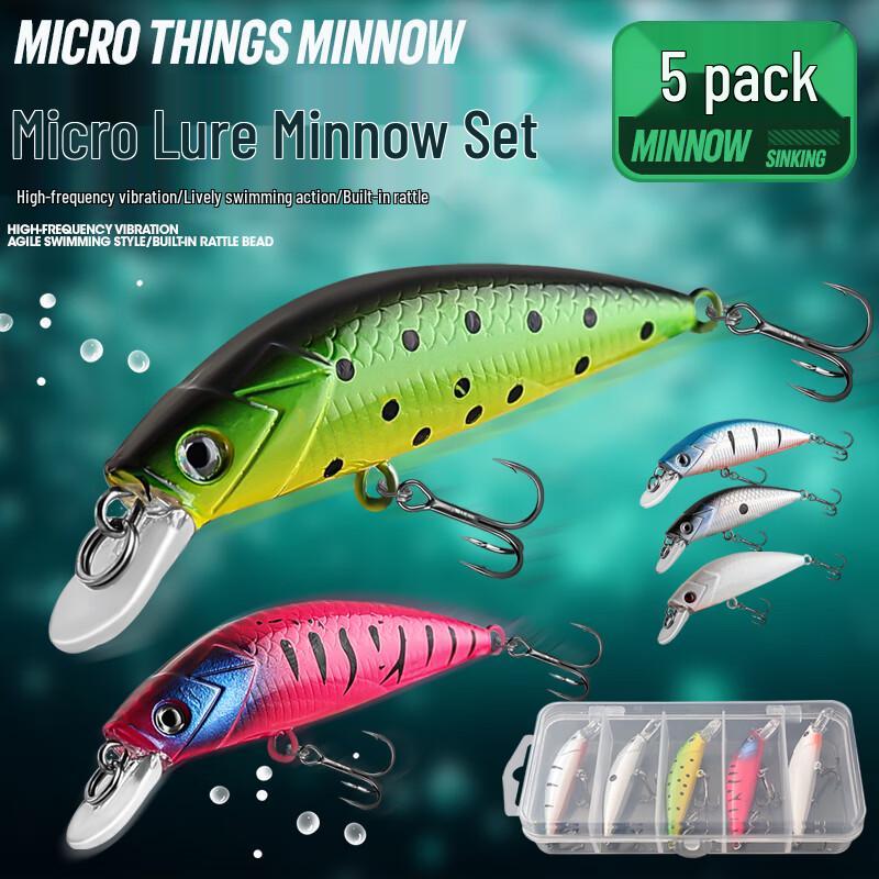 Taiyu Micro Minnow Fishing Lure Set