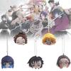 Adorable Demon Slayer Plush Brooch Keychain Featuring Tanjiro Inosuke Zenitsu Collectibles