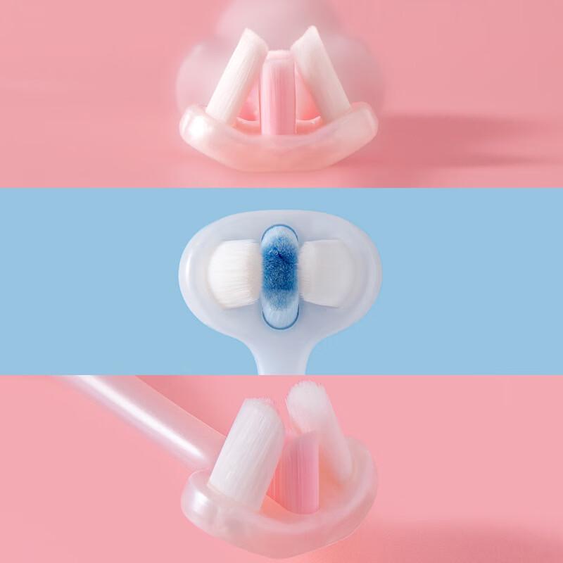 HAONIU Children's 3-Sided Soft Toothbrush (5-Pack)