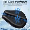 Motorcycle Gel Seat Cushion-Foldable Soft Pressure Relief Pad with Petal Ergonomic Design&3D Honeycomb Breathable Structure