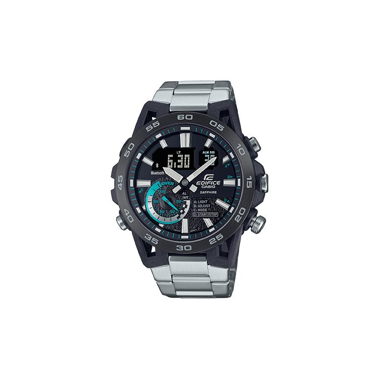 CASIO Men EDIFICE Black Watch ECB-40YDB-1APR ECB-40YDB-1APR