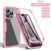 For iPhone 16 Pro Max 360 Full Body Screen Protector Transparent Case For iPhone 16 Pro 16E 16Plus Phone Cover