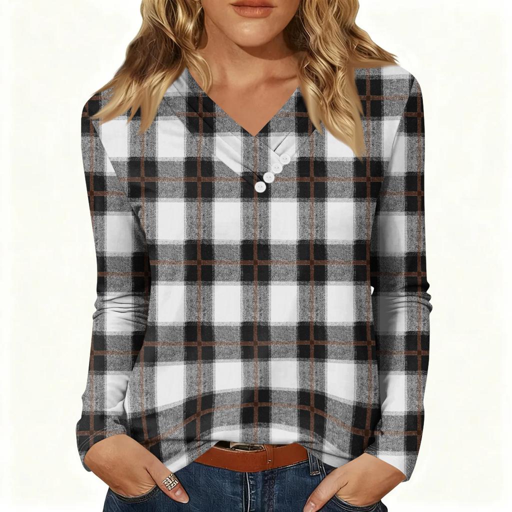 Womens Sweaters V-neck Long Sleeve Shirts Fall Outfits  Fashion Winter Clothing Side Slit