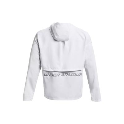 Under Armour Giacca Felpa con Cappuccio da Corsa con Stampa Tempesta da Uomo Giacche Bianco 1376795-100