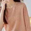 Srcr Women's 3/4 Sleeve Jacquard Knit Wool Blend Sweater