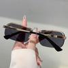 Vintage Rimless Sunglasses Women For Men Luxury Brand Designer Sun Glasses Punk Popular Sexy Ladies Metal Pink Eyeglasses