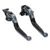 Nakira Brake Clutch Lever Set Yamaha FZ07 MT07 MT09 Tracer FZ10 MT10 SR FZ1 FZ8 FZ6R FZ6 FJ-09 / FZ-09 14-19/ FAZER/NIKEN 2019/ / (Gunmetal)