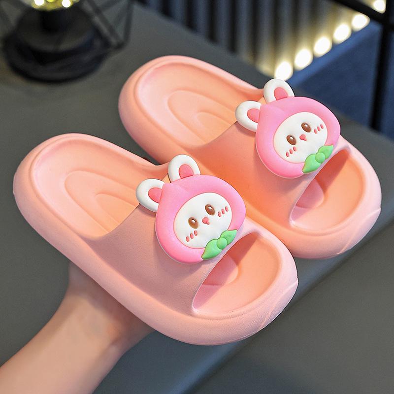 EVA Kids' Cartoon Indoor Slippers: Cute, Non-Slip, Soft Sole for Girls and Boys