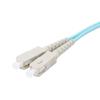 Multimode Duplex Fiber Optic Cable SC UPC SC UPC 50 125 MM OM3 10 Gigabit 3 Meters
