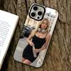 Sydney Sweeney Phone Case For iPhone 17,16,15,14,13,12,11 Plus,Pro Max,XS,Colorful Silver Phone Case Funda Cover