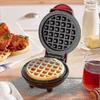 Non-Stick Round Waffle Maker Compact Electric Breakfast Iron