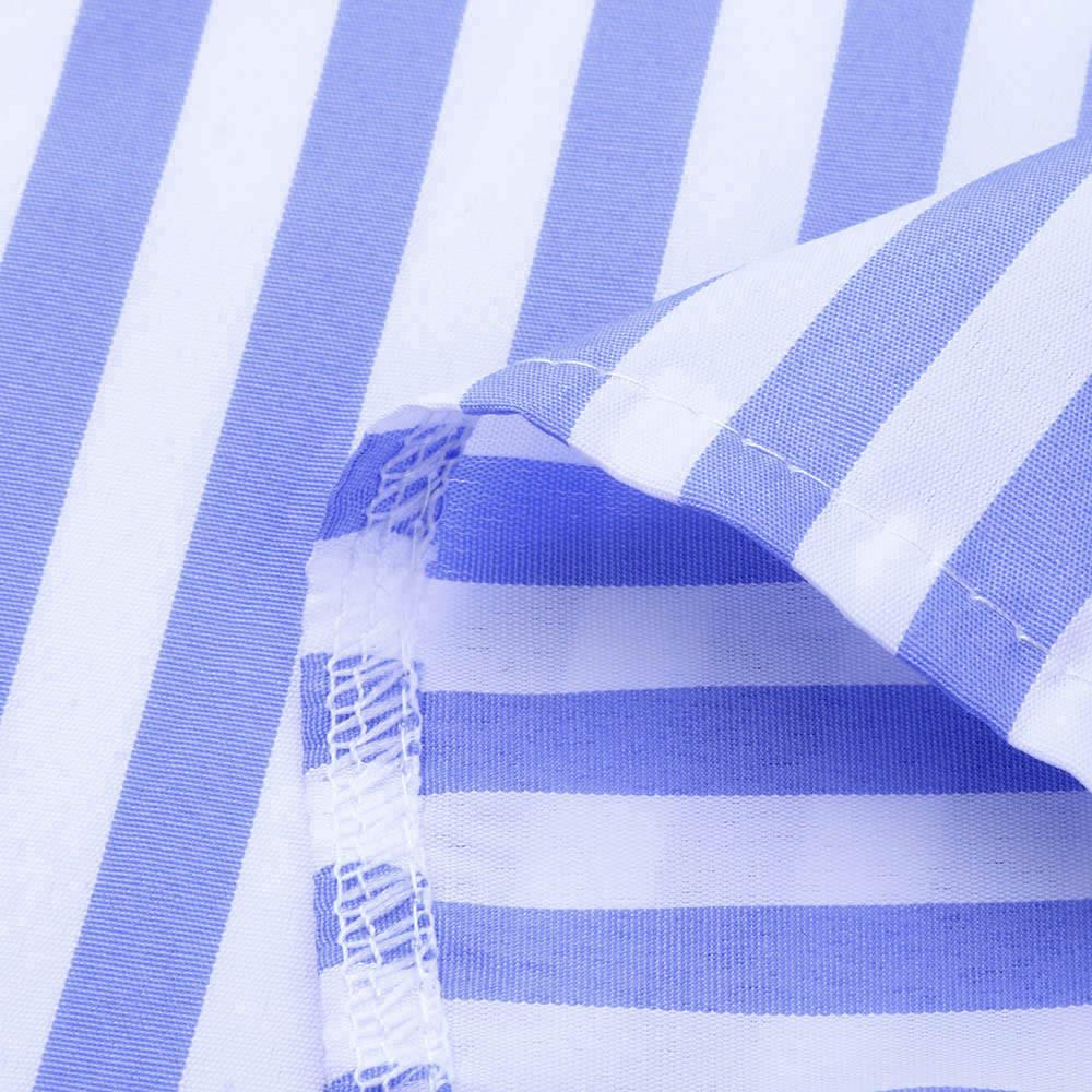 Women Summer Sexy Belt Tie Up Work Office Striped Sleeveless Short Mini Dress