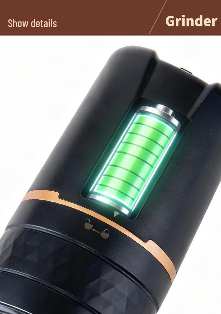 Portable USB Rechargeable Electric Coffee Grinder for Home Use