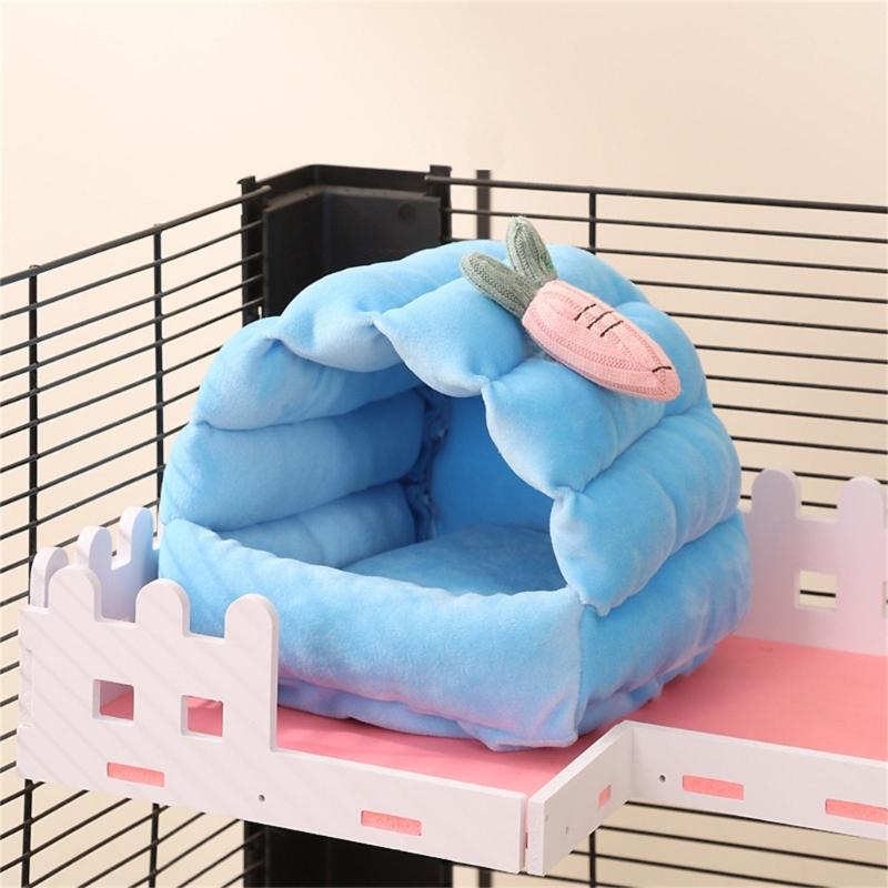 Lovely Small Animal Houses for Hamsters Rabbits And Birds Decorative Homes Pet Nest Breathable Bed