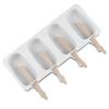 Silicone Ice Cream Mould Ice Cube Tray Popsicle Barrel Diy Mold Dessert Ice Cream Mold with Popsicle Stick