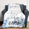 Grandma'S Love Blanket Lightweight Customizable Blanket Customize Text Comfortable Great For Sofa Couch Office Bed Picnics Ideal For All Seasons