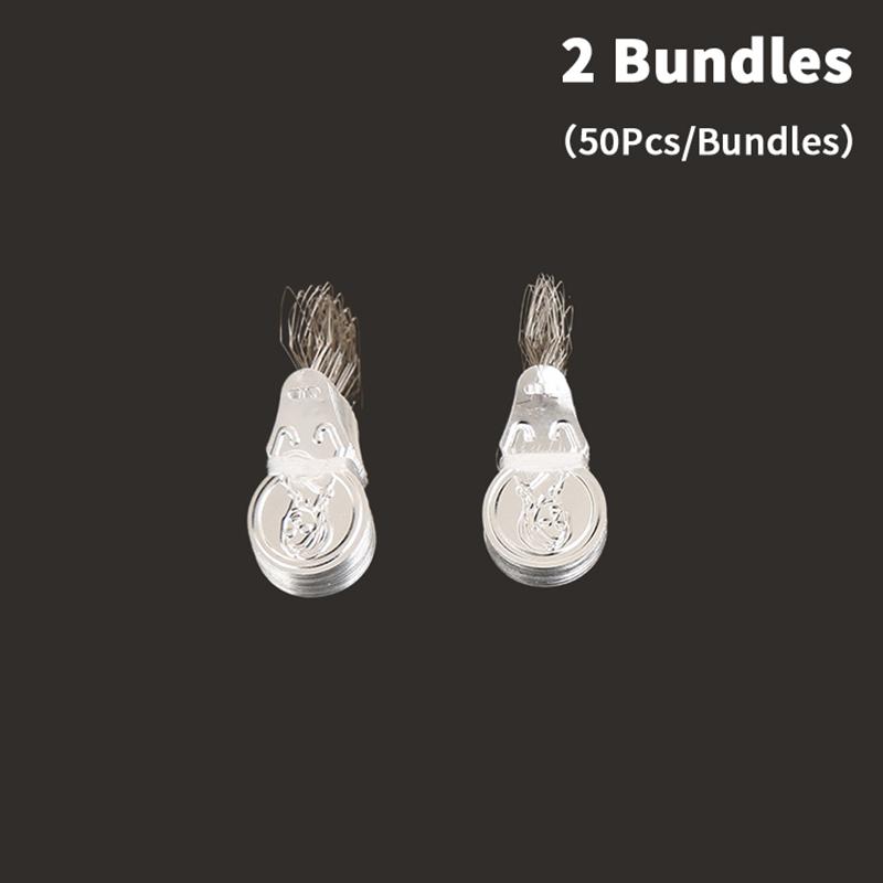 

New Cross Stitch Tool Simple Gourd Aluminum Sheet Threader Iron Hook Needle Threader Steel Sheet Threader 2PCS